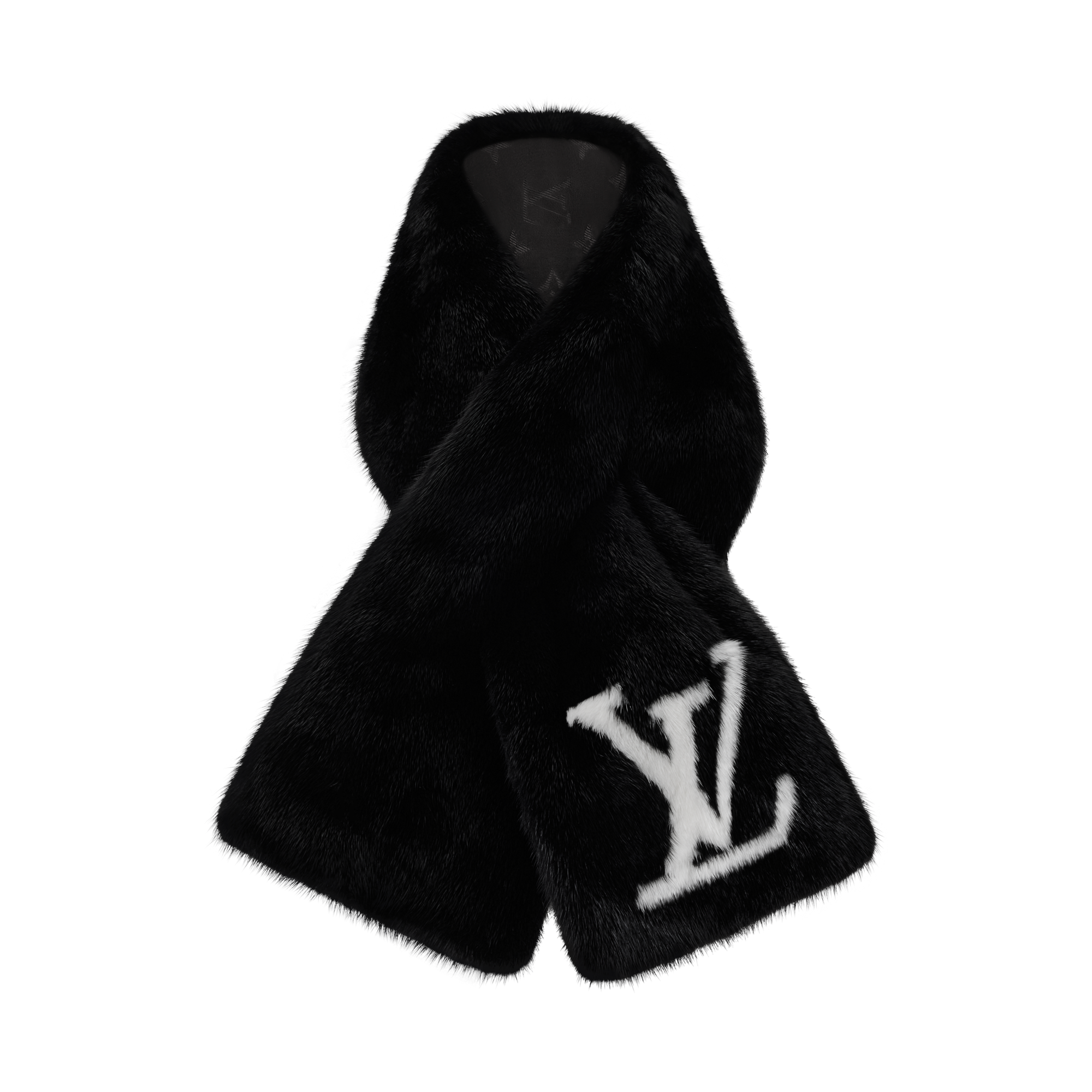 LV Initiales Fur Scarf S00 - Men - Accessories | LOUIS VUITTON ®